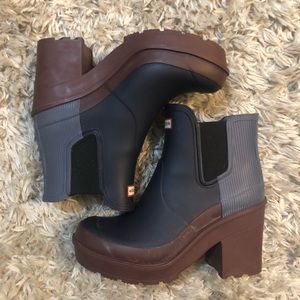 HUNTER LIMITED EDITION CHUNKY HEEL BOOT